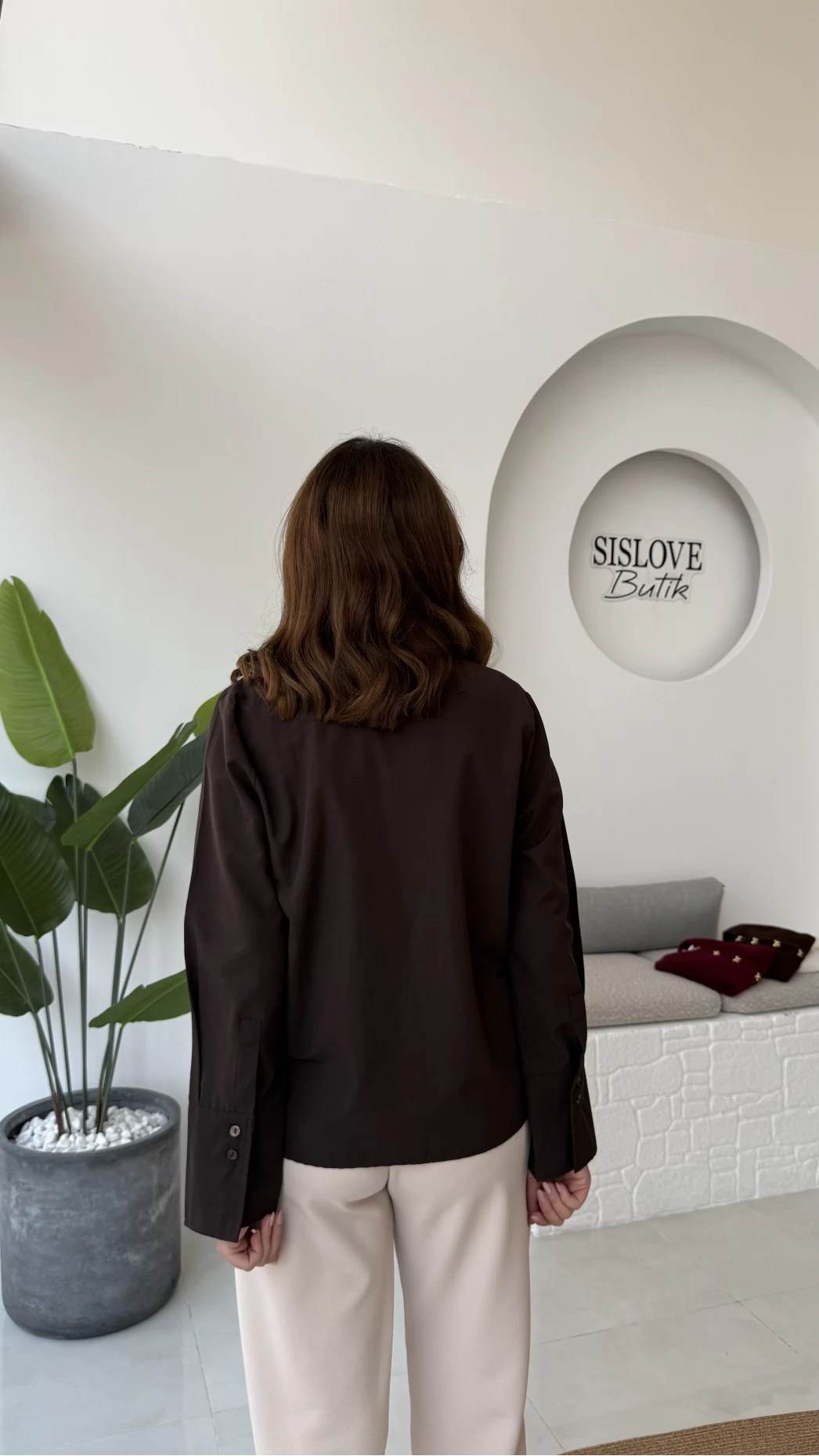 Jade Gömlek - Acı Kahve - Kod: 2140