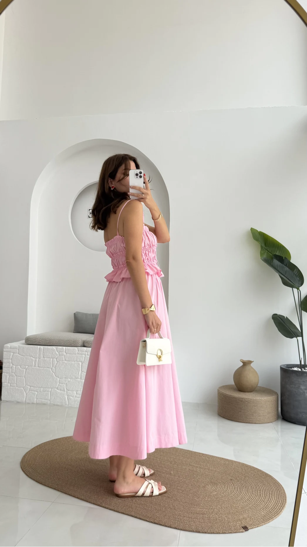 Jessica Gipe Detay Bluz Etek Takım - Pembe - 2025159