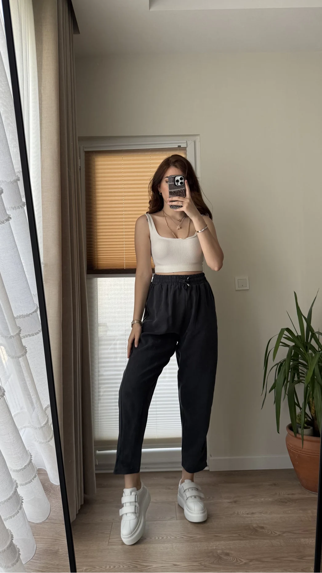 Jogger Modal Lastikli Pantalon - Antrasit