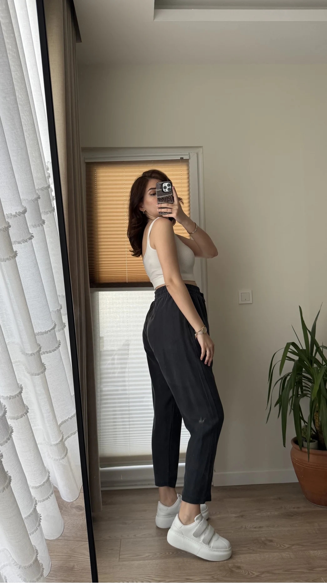 Jogger Modal Lastikli Pantalon - Antrasit