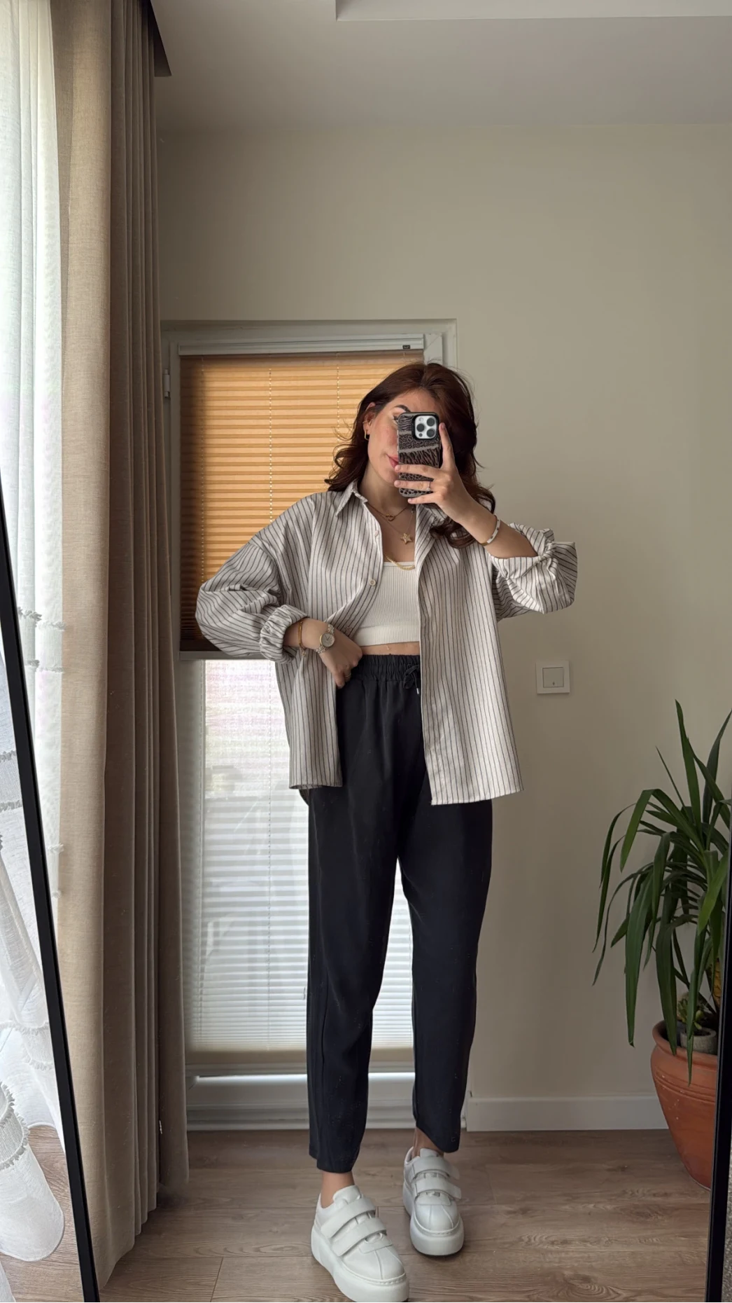 Jogger Modal Lastikli Pantalon - Antrasit