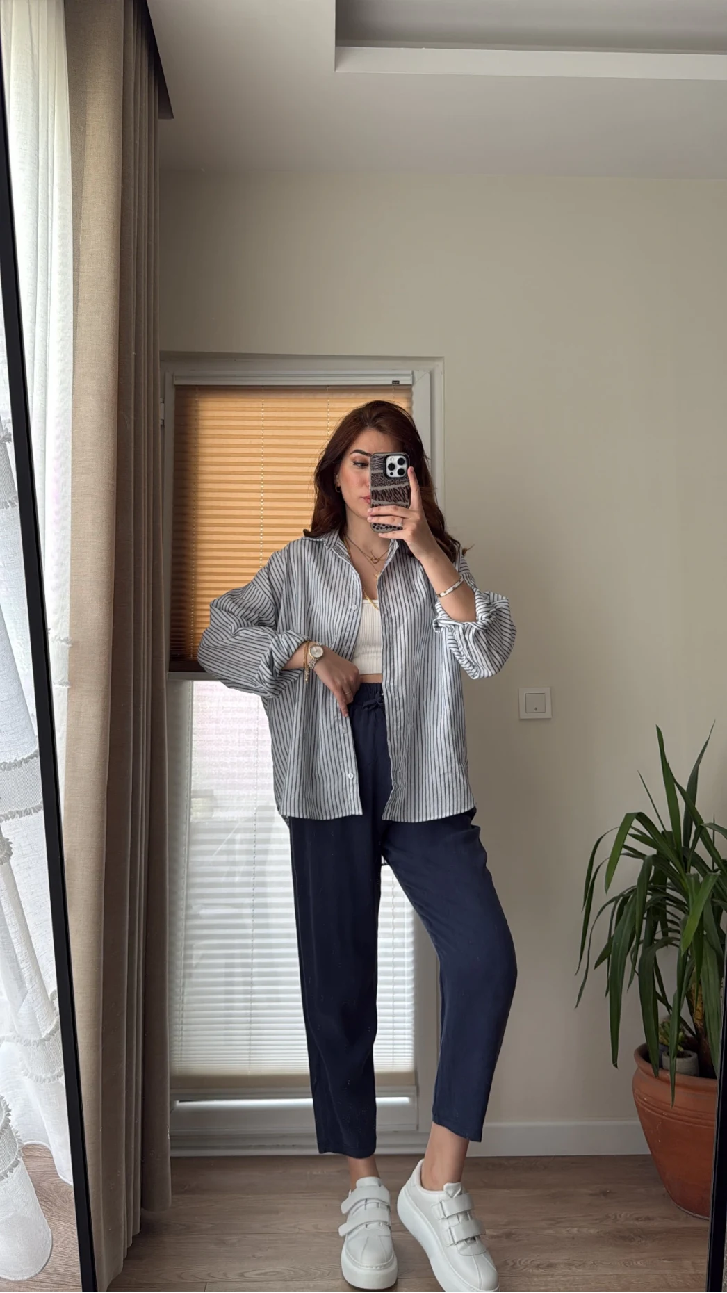 Jogger Modal Lastikli Pantalon - Lacivert
