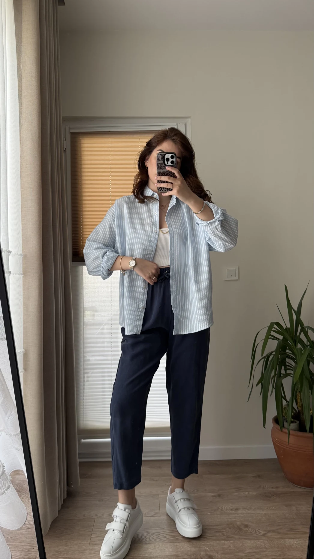 Jogger Modal Lastikli Pantalon - Lacivert