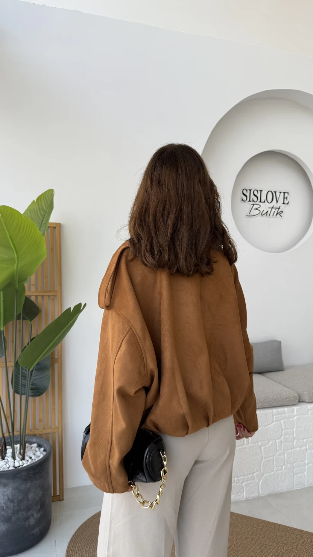 Kahverengi Süet Ceket - Kod: 508245