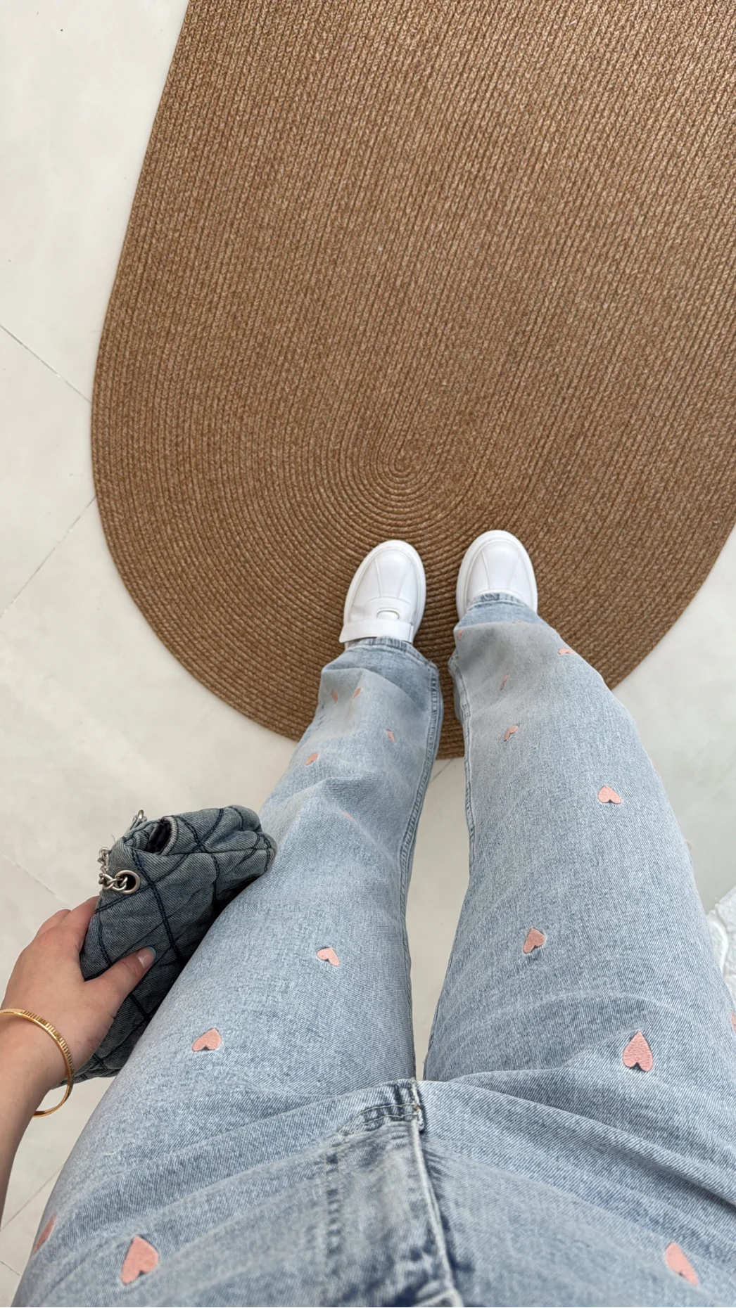 Kalpli Kot Pantolon Açık Mavi