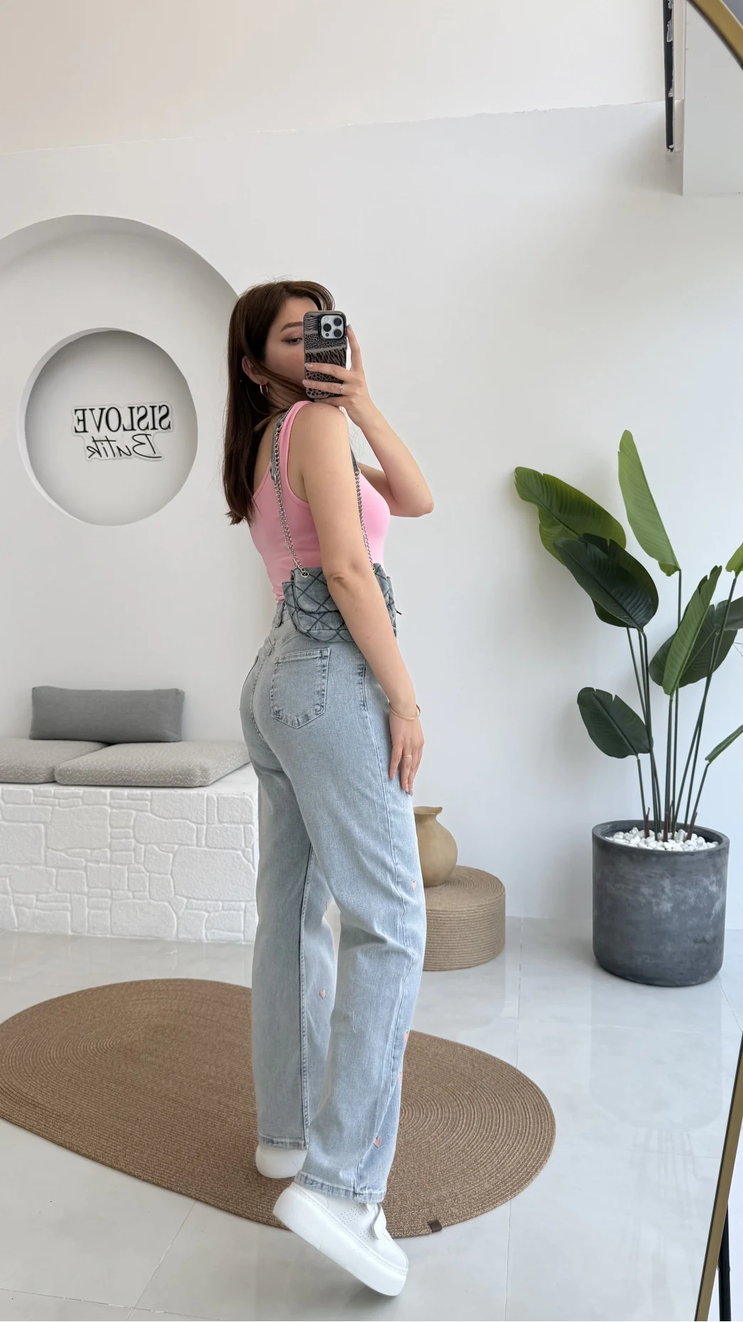 Kalpli Kot Pantolon Açık Mavi