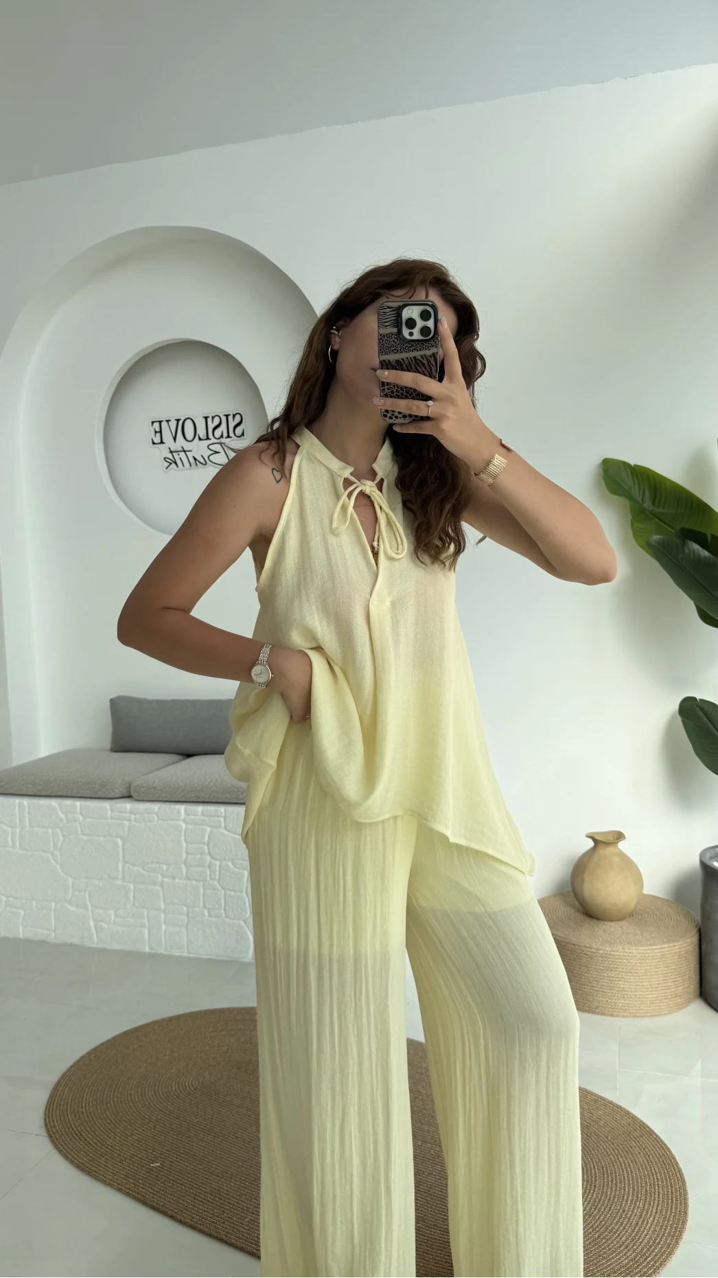 Karmen Keten Takım Sarı 51182