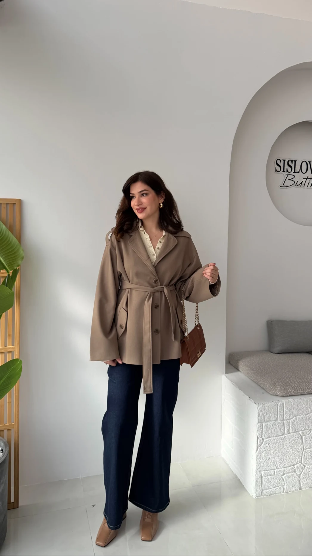 Katy Bağlamalı Trenç - Haki - Kod: 7651