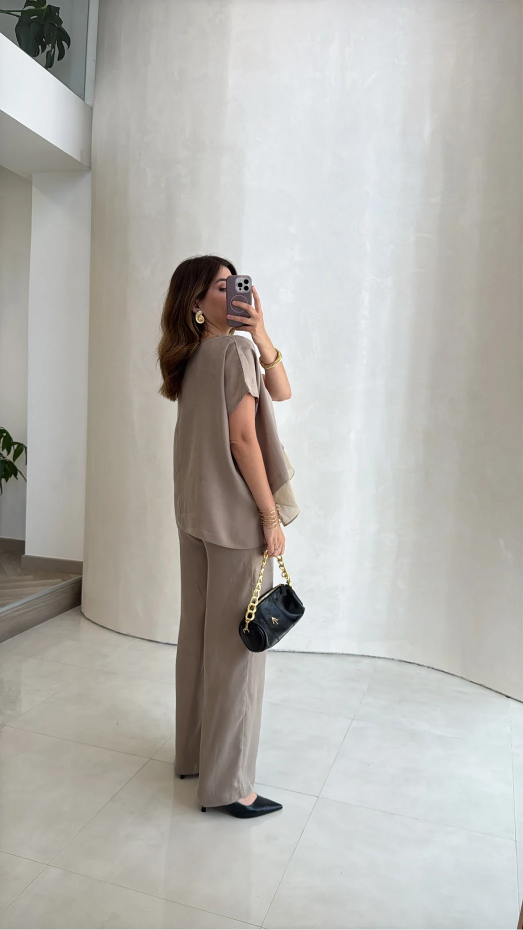 Kierra Bluz Pantolon Takım - Vizon - Kod: 51420