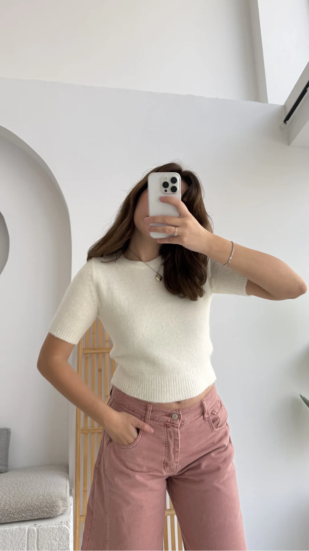 Kısa Kollu Triko Ekru Kod: 9037