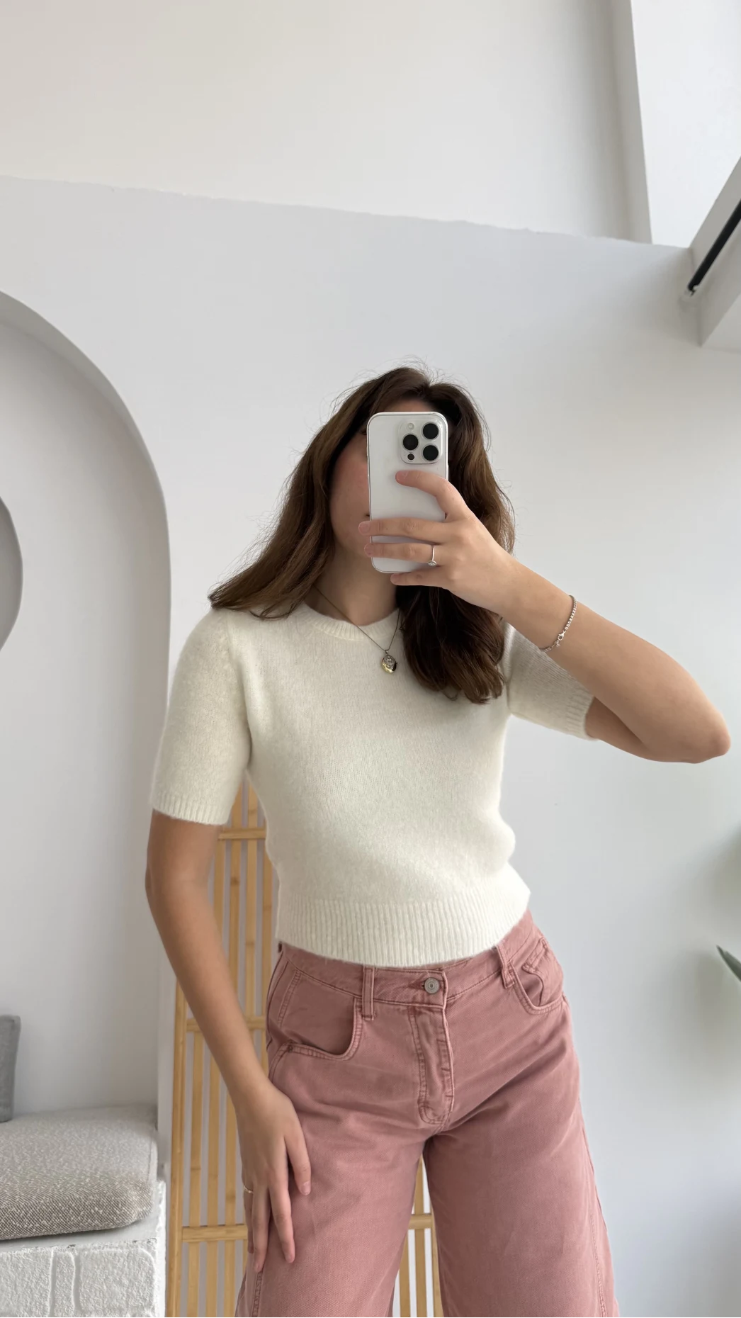 Kısa Kollu Triko Ekru Kod: 9037