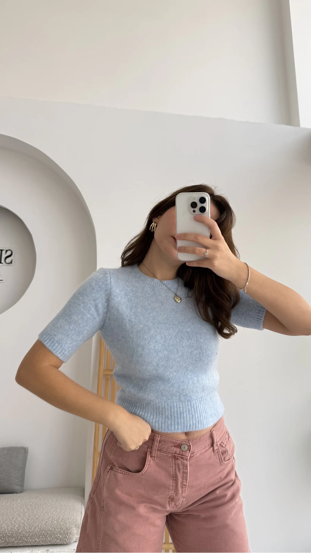 Kısa Kollu Triko Mavi Kod: 9037