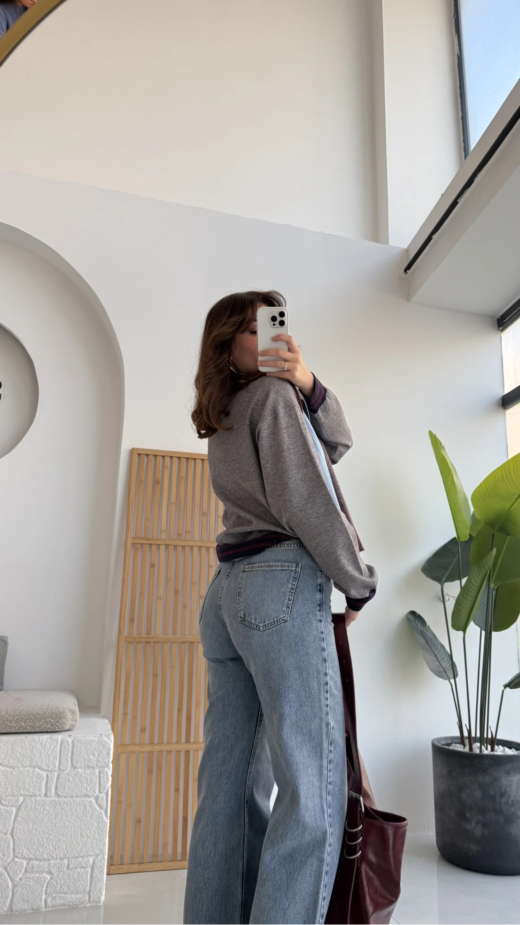 Koyu Mavi Yüksek Bel Denim Jean Pantolon - Kod: 1022