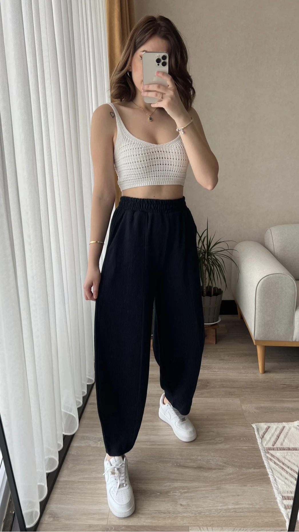 Lacivert Şalvar Pantolon