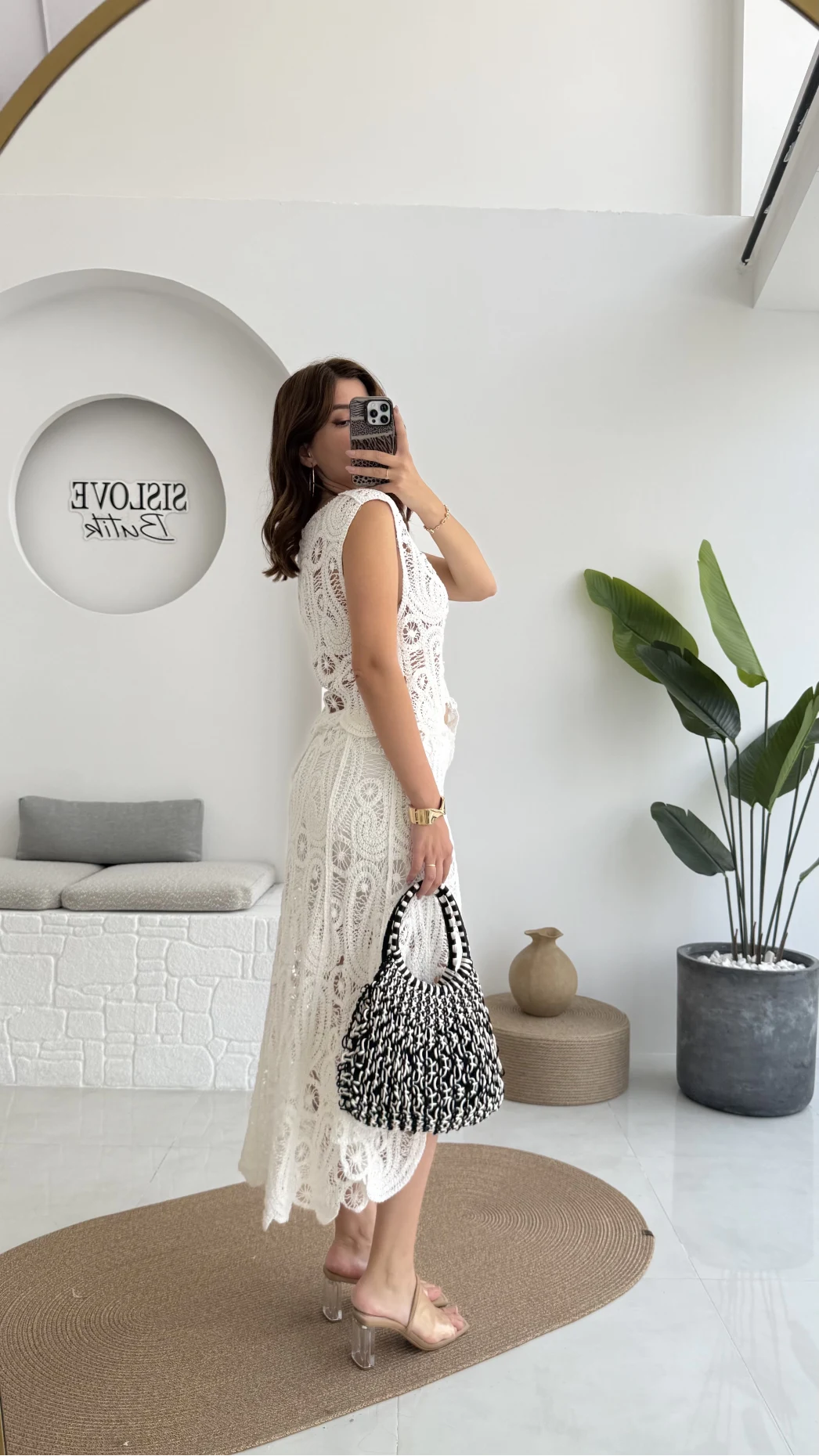 Lavina Dantel Etek Bluz - Kırık Beyaz - 38873