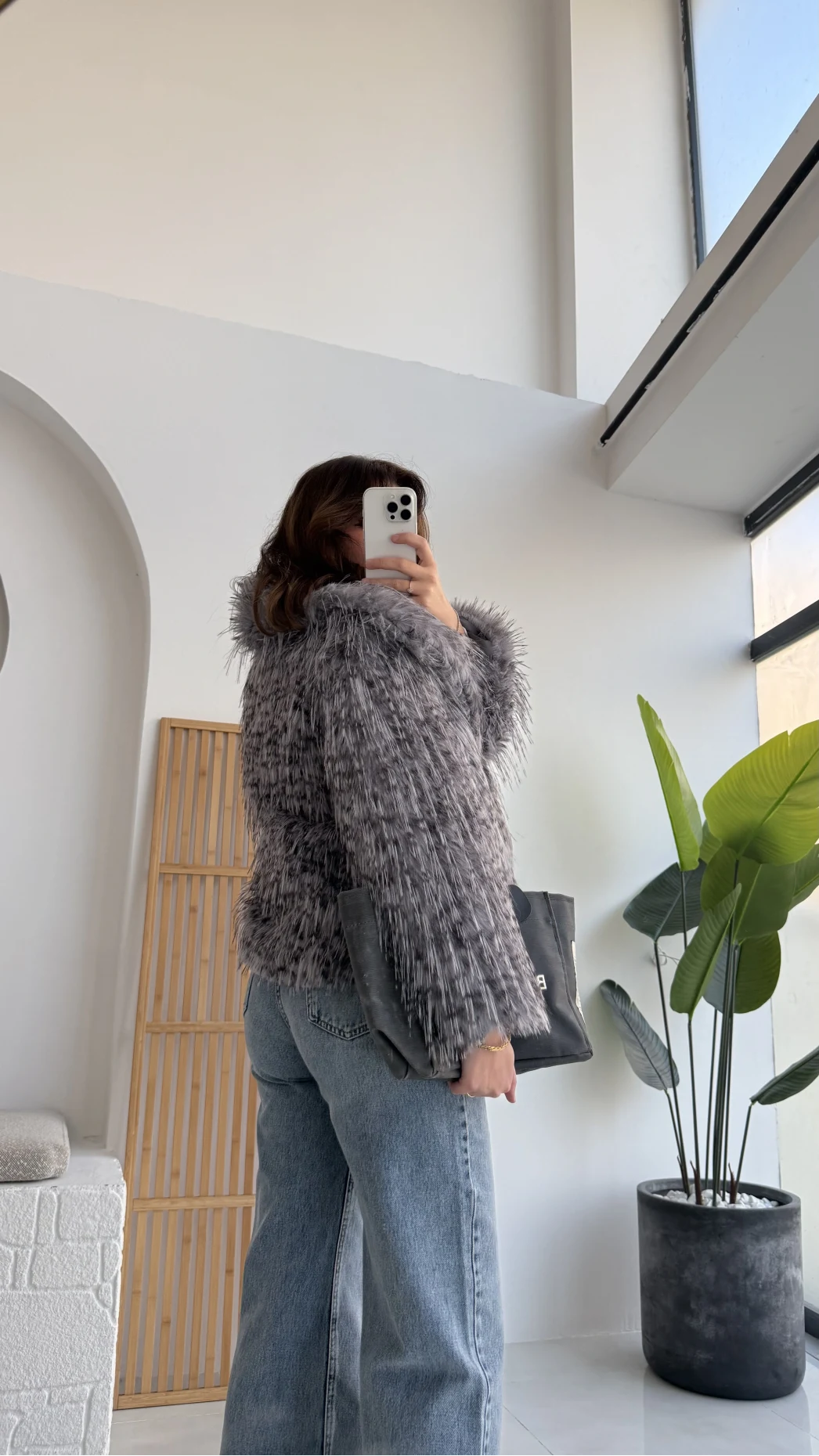 Leopar Kürk - Antrasit - KOD:7037