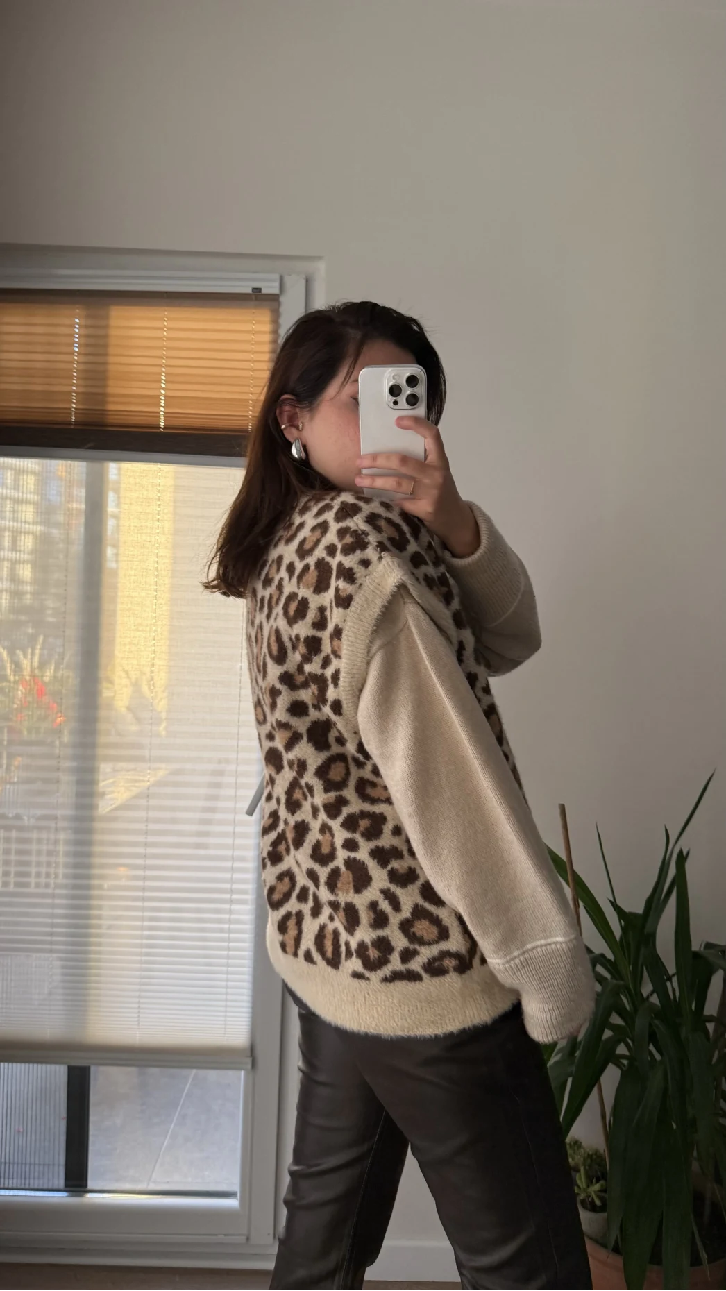 Leoparlı Süveter