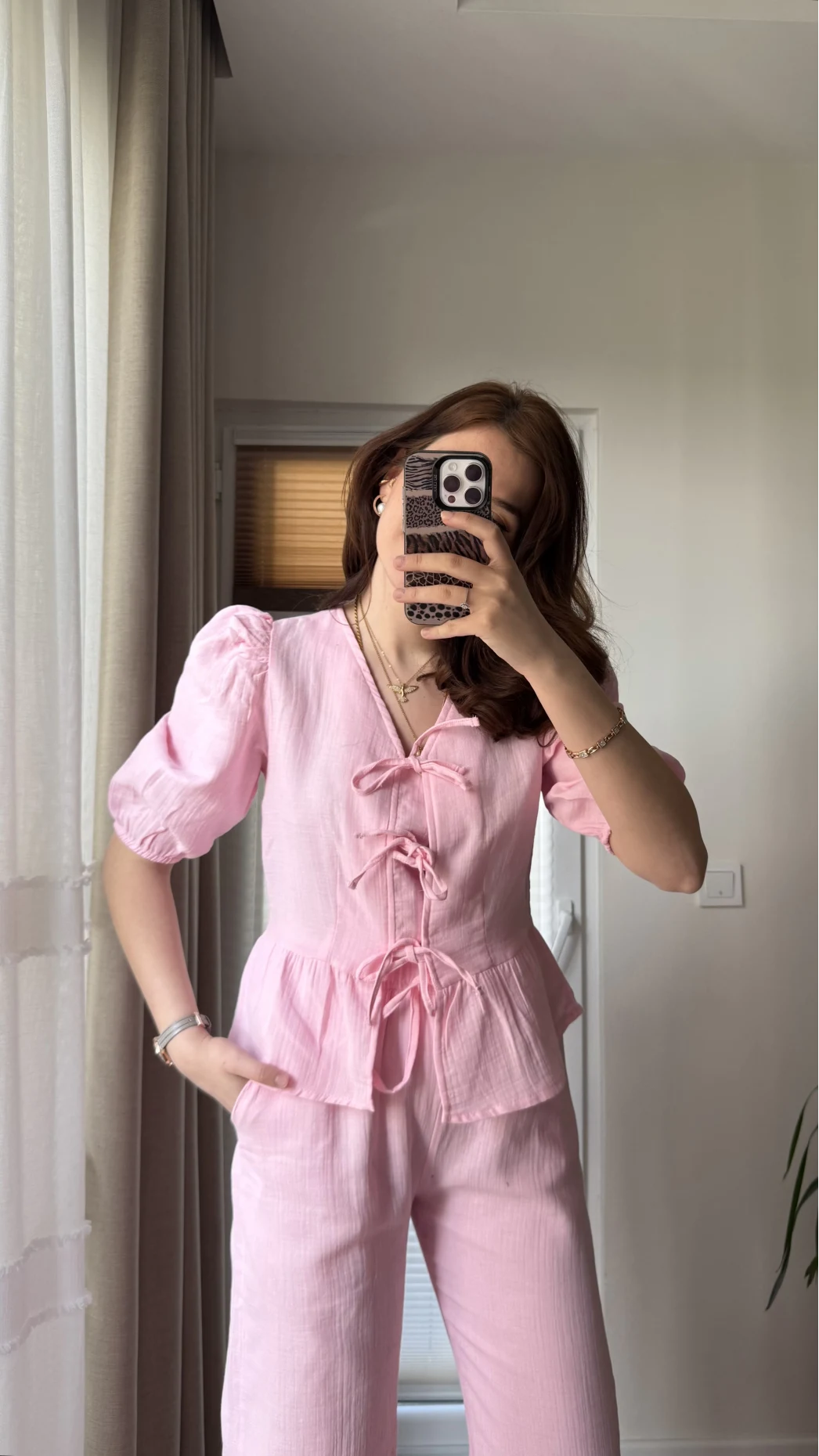 Levu Bağlamalı Takım - PEMBE