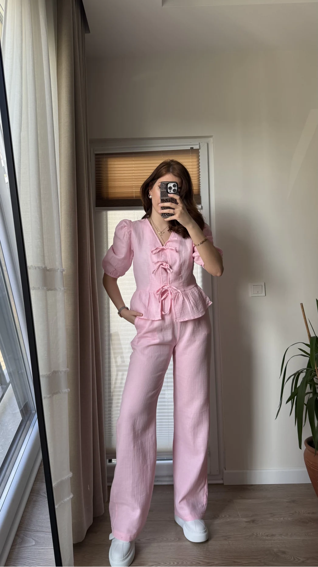 Levu Bağlamalı Takım - PEMBE