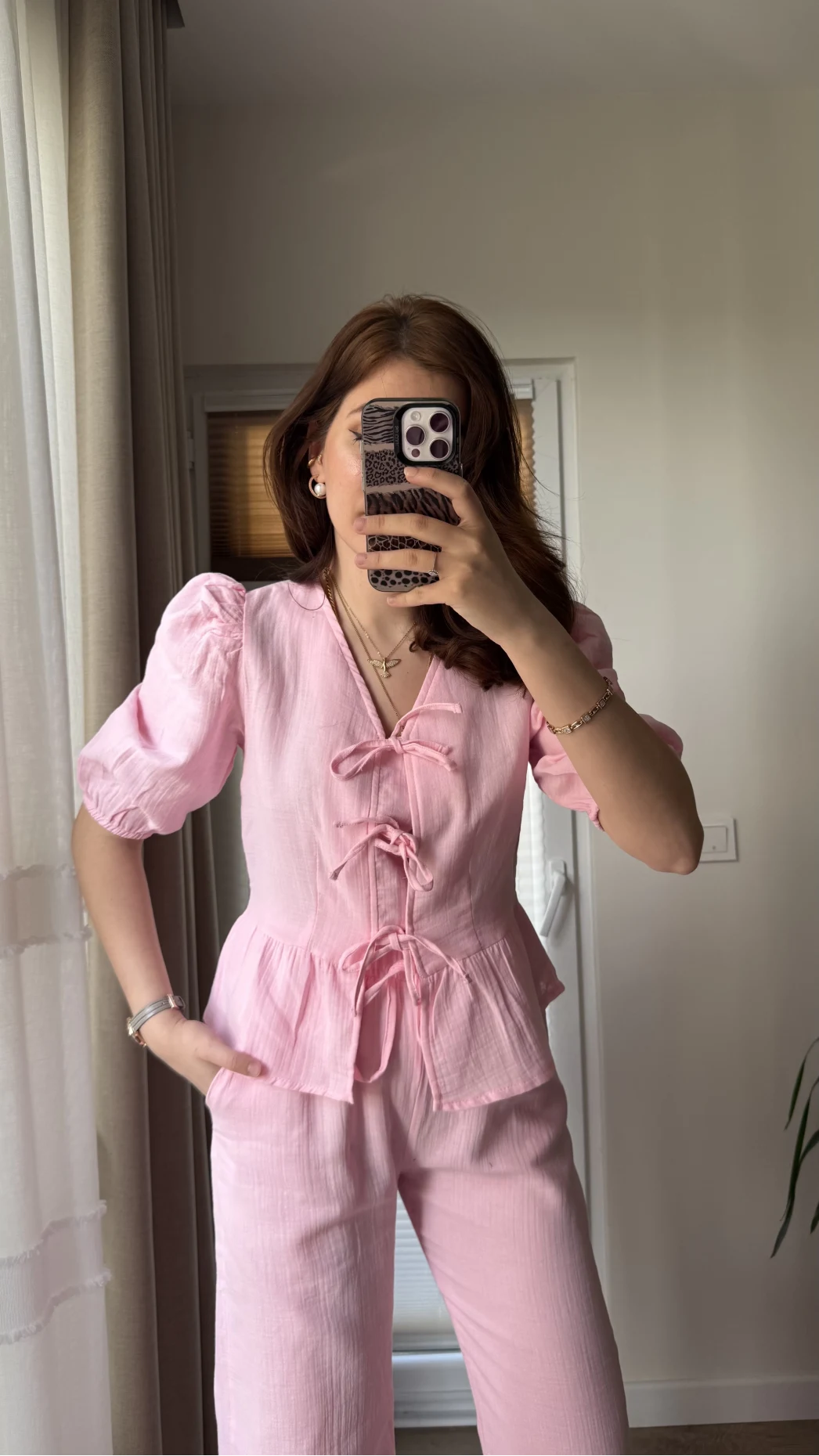 Levu Bağlamalı Takım - PEMBE