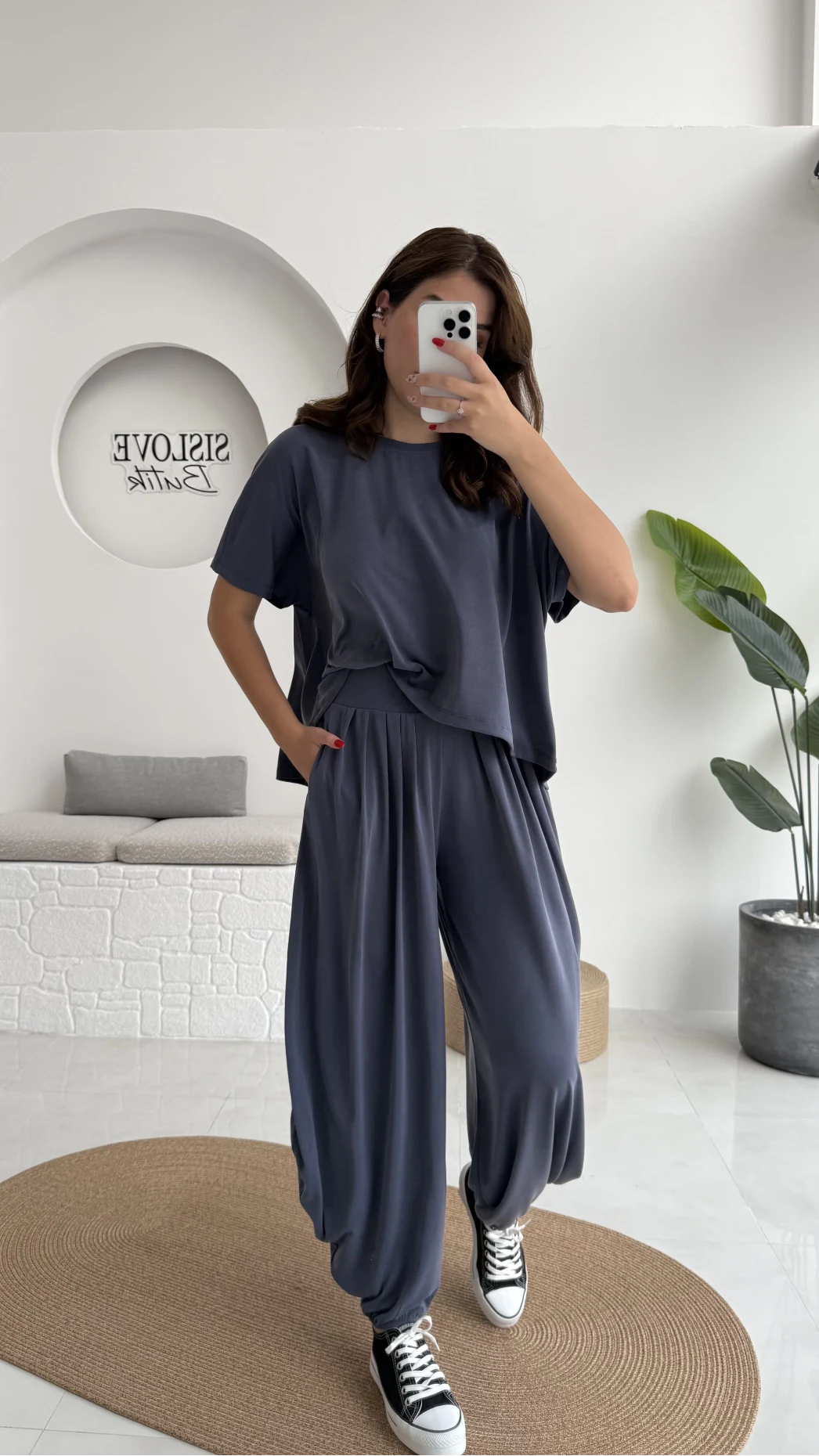 Lupin T-shirt Pantolon Takım - İndigo - 51149