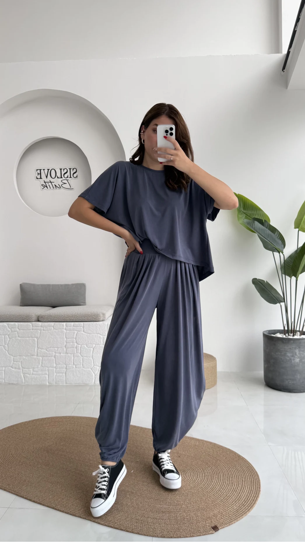 Lupin T-shirt Pantolon Takım - İndigo - 51149