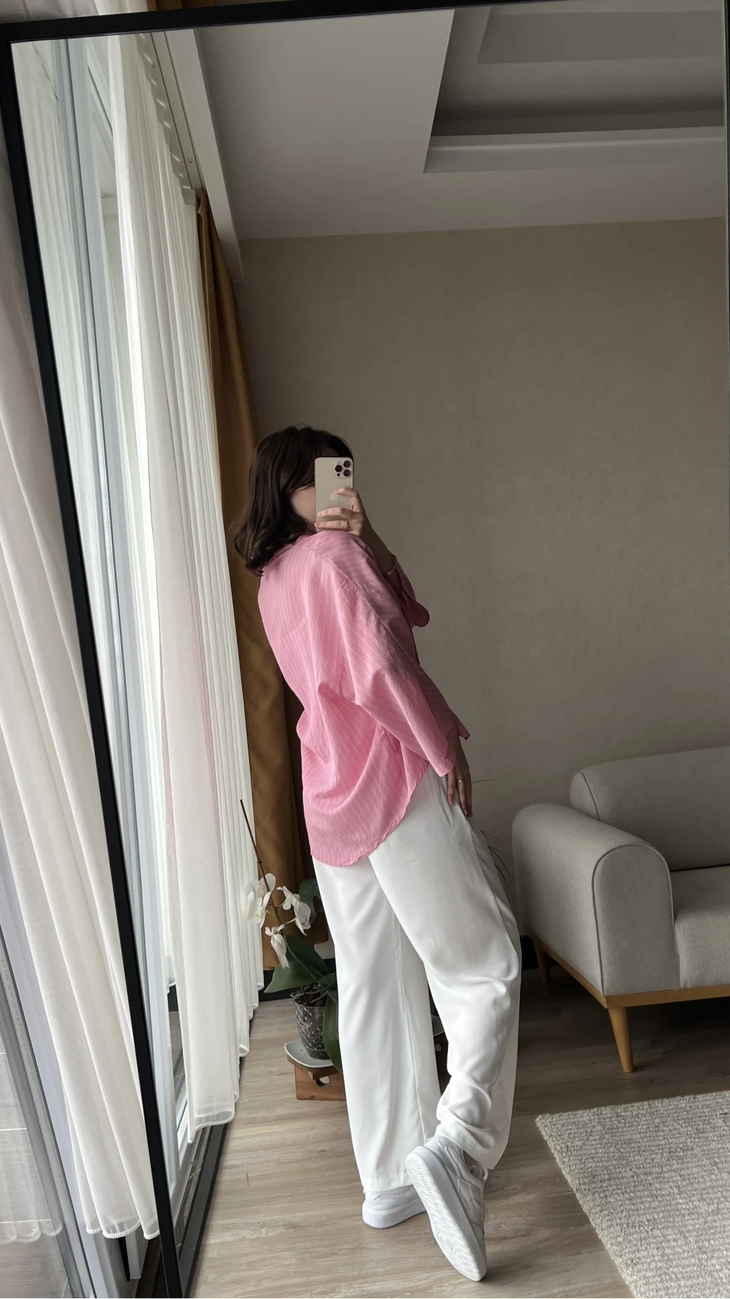 Mabel Kesil Yaka SOFT PEMBE Gömlek