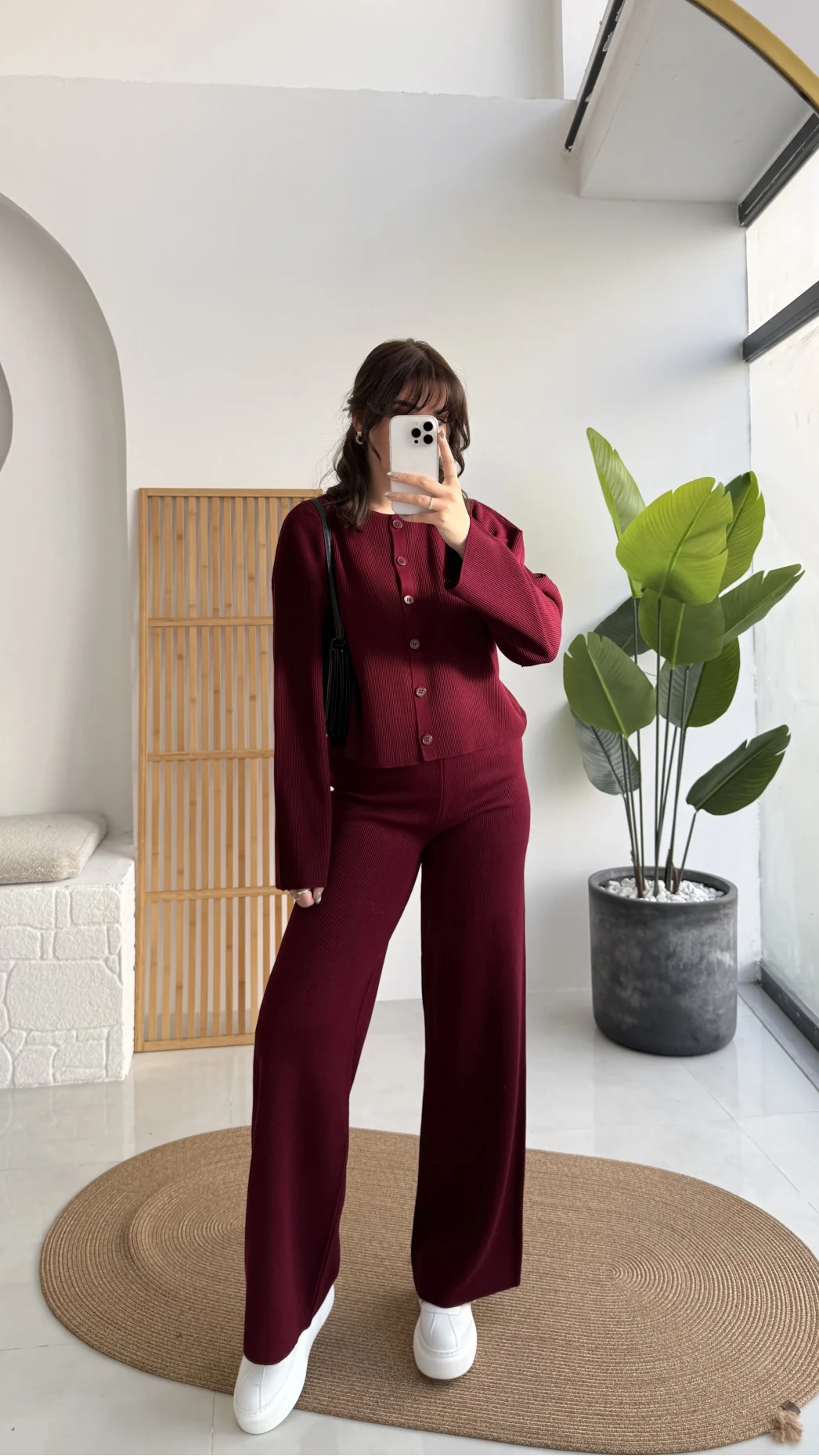 Marsel Hırka Takım - Bordo - Kod: 5018