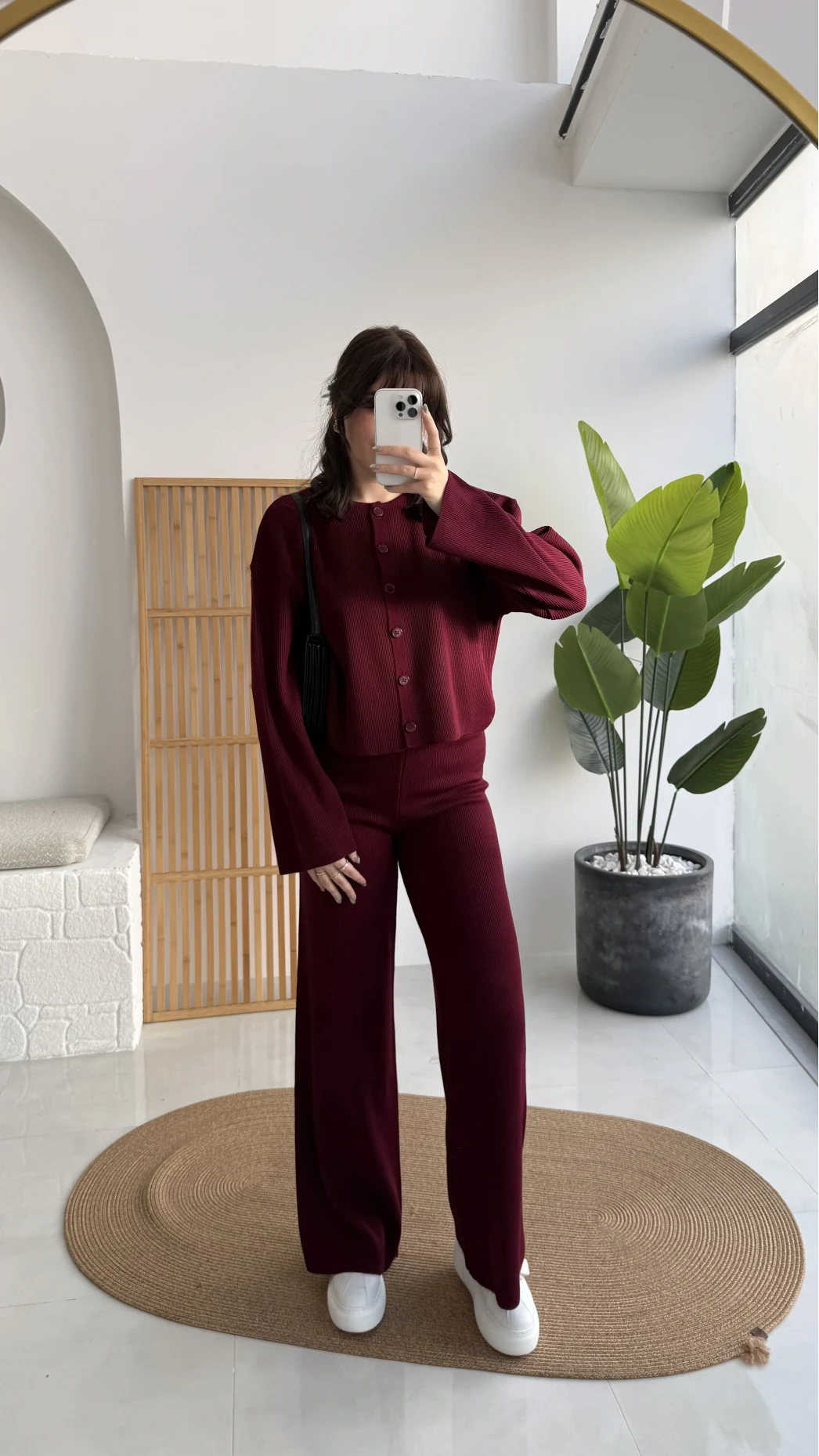 Marsel Hırka Takım - Bordo - Kod: 5018