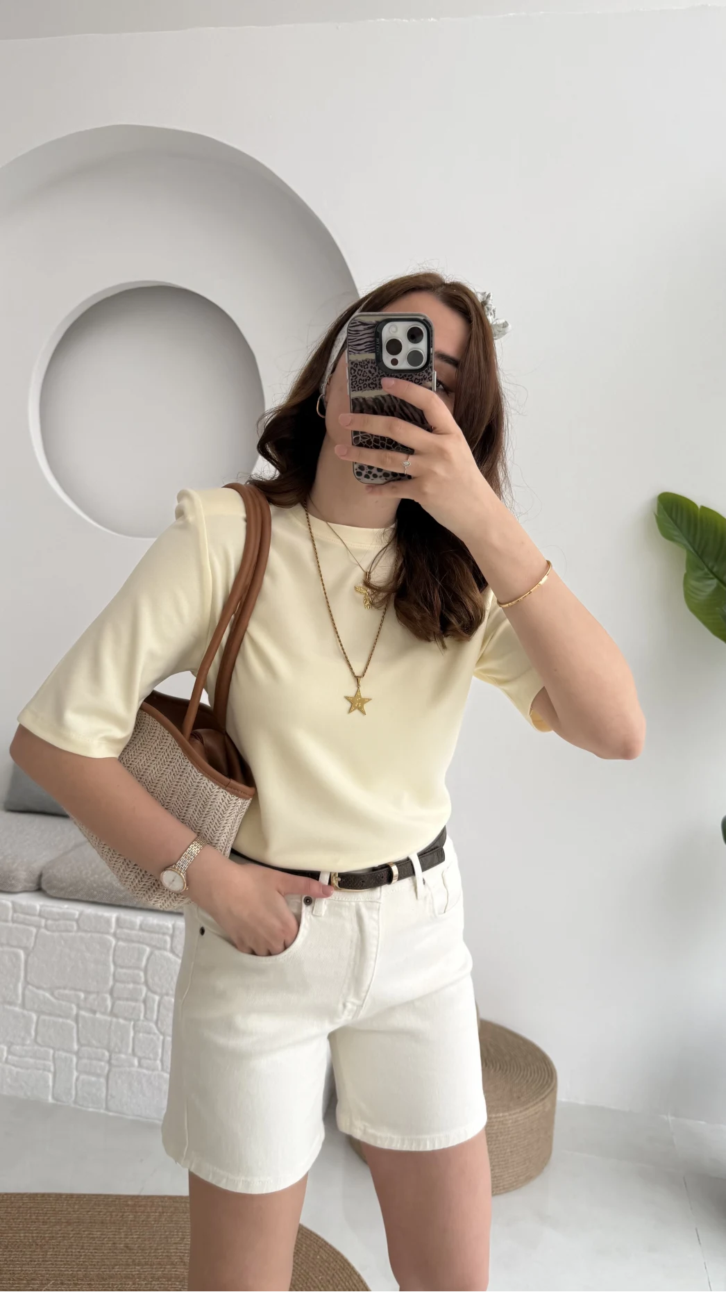 Massi Etiketli Premium Vatkalı T-Shirt Sarı