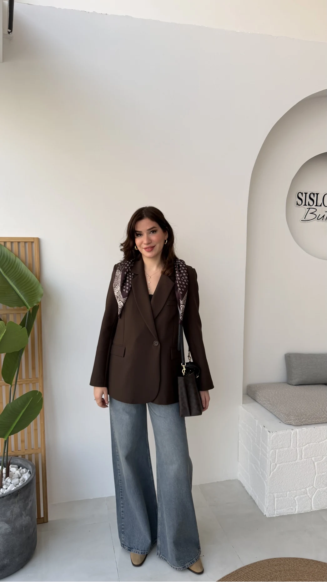 Matthew Fular Detay Blazer Ceket - Acı Kahve - Kod: 7665