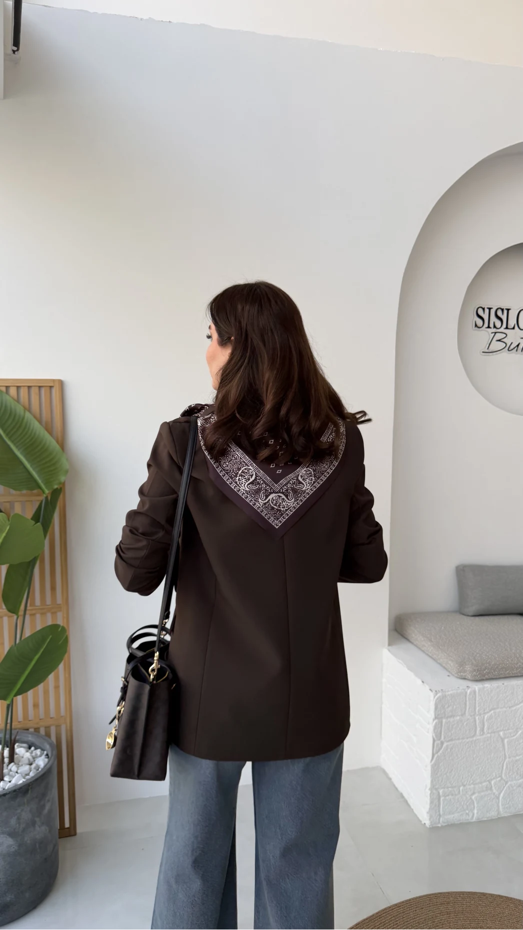 Matthew Fular Detay Blazer Ceket - Acı Kahve - Kod: 7665