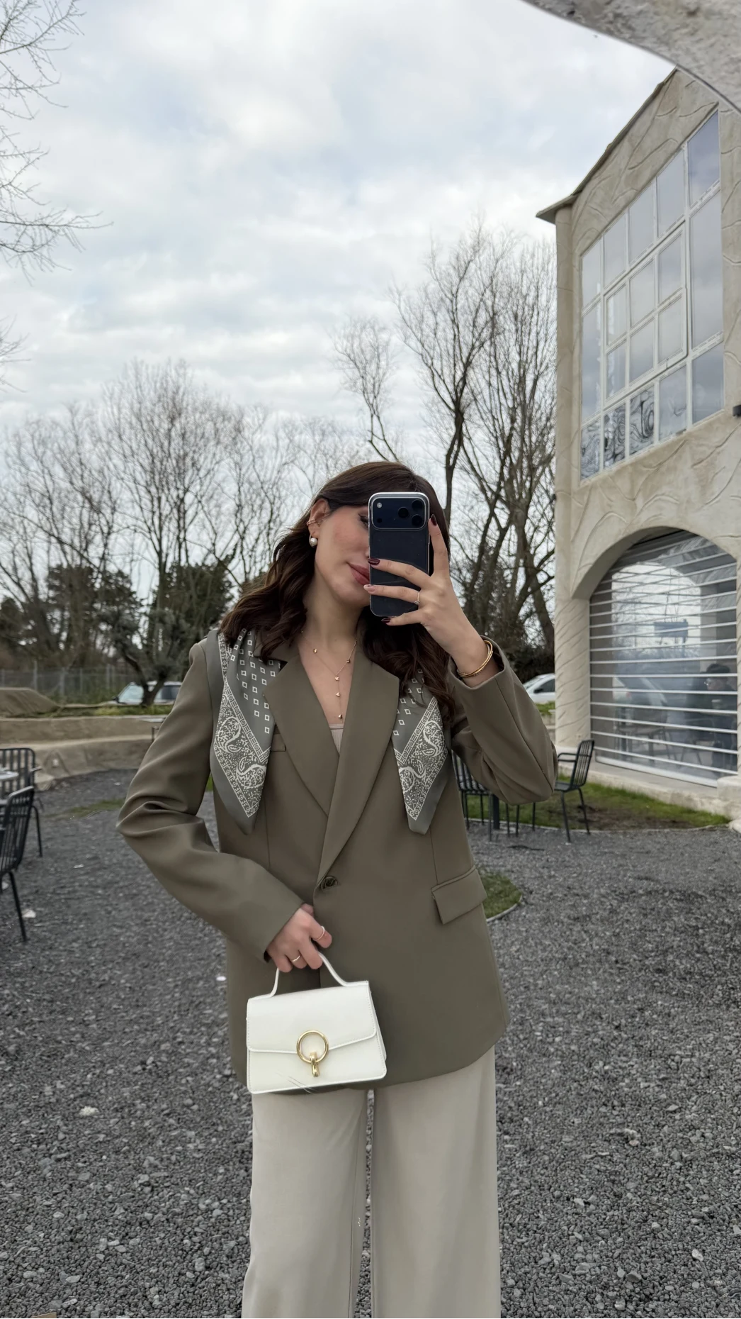 Matthew Fular Detay Blazer Ceket - Haki - Kod: 7665