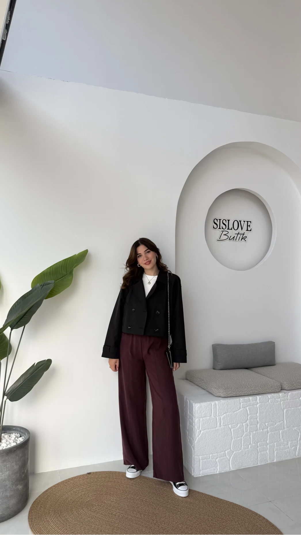 Maya Yarım Kruvaze Trençkot - Siyah - Kod: 7529