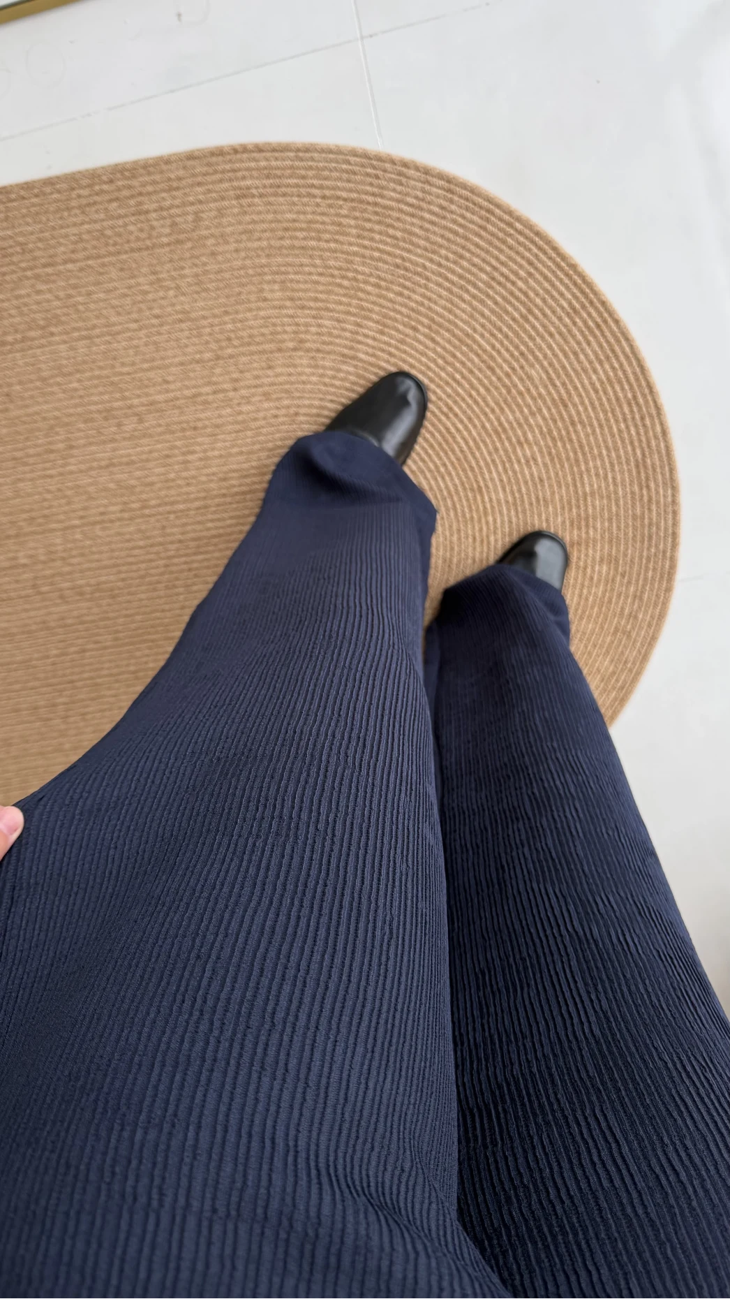 Melanie Fitilli Bluz Pantolon Takım - Lacivert