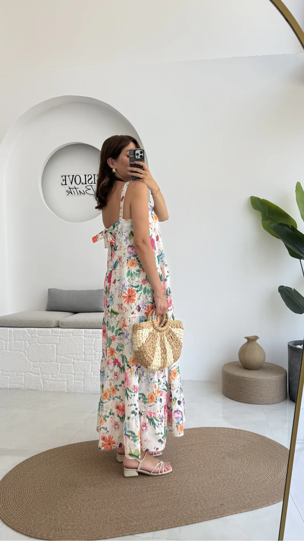 Melodi Alacalı Elbise - 3048