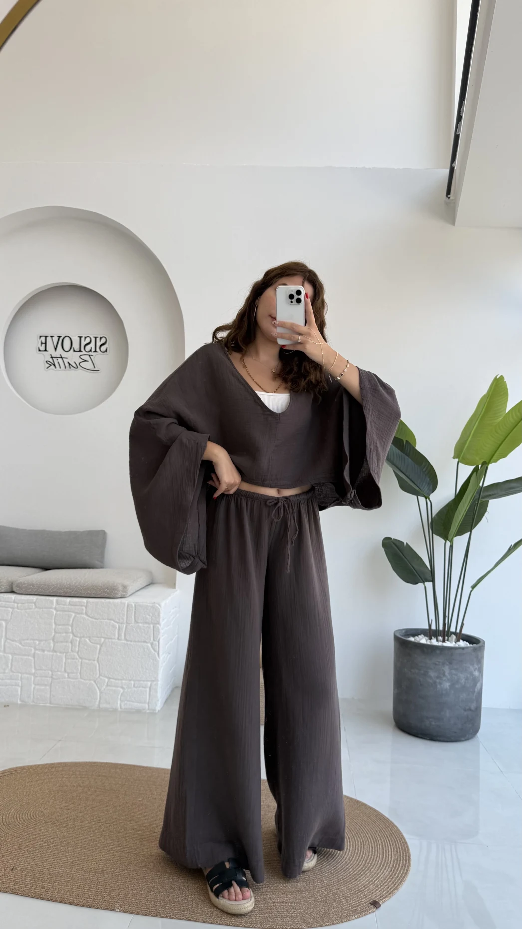 Merida Panço - Pantolon Takım - Kahve - 43004 - 43104