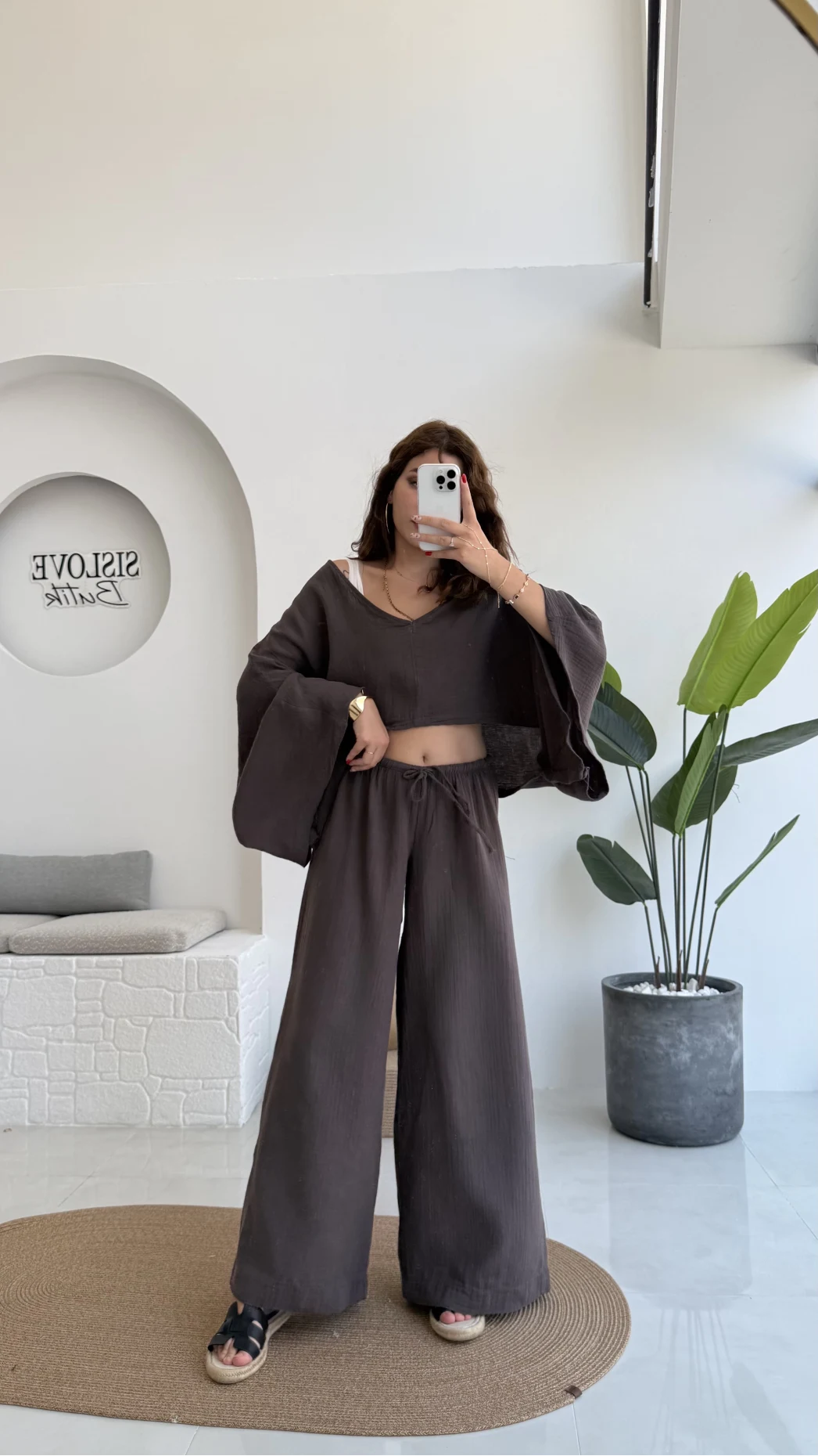 Merida Panço - Pantolon Takım - Kahve - 43004 - 43104