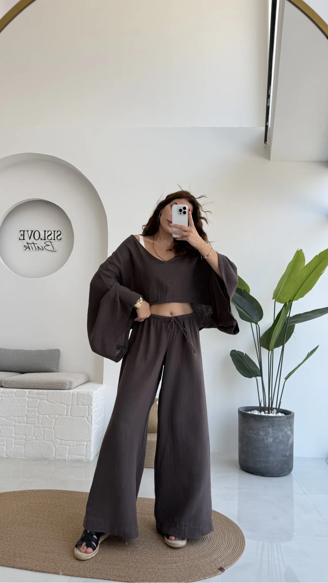 Merida Panço - Pantolon Takım - Kahve - 43004 - 43104