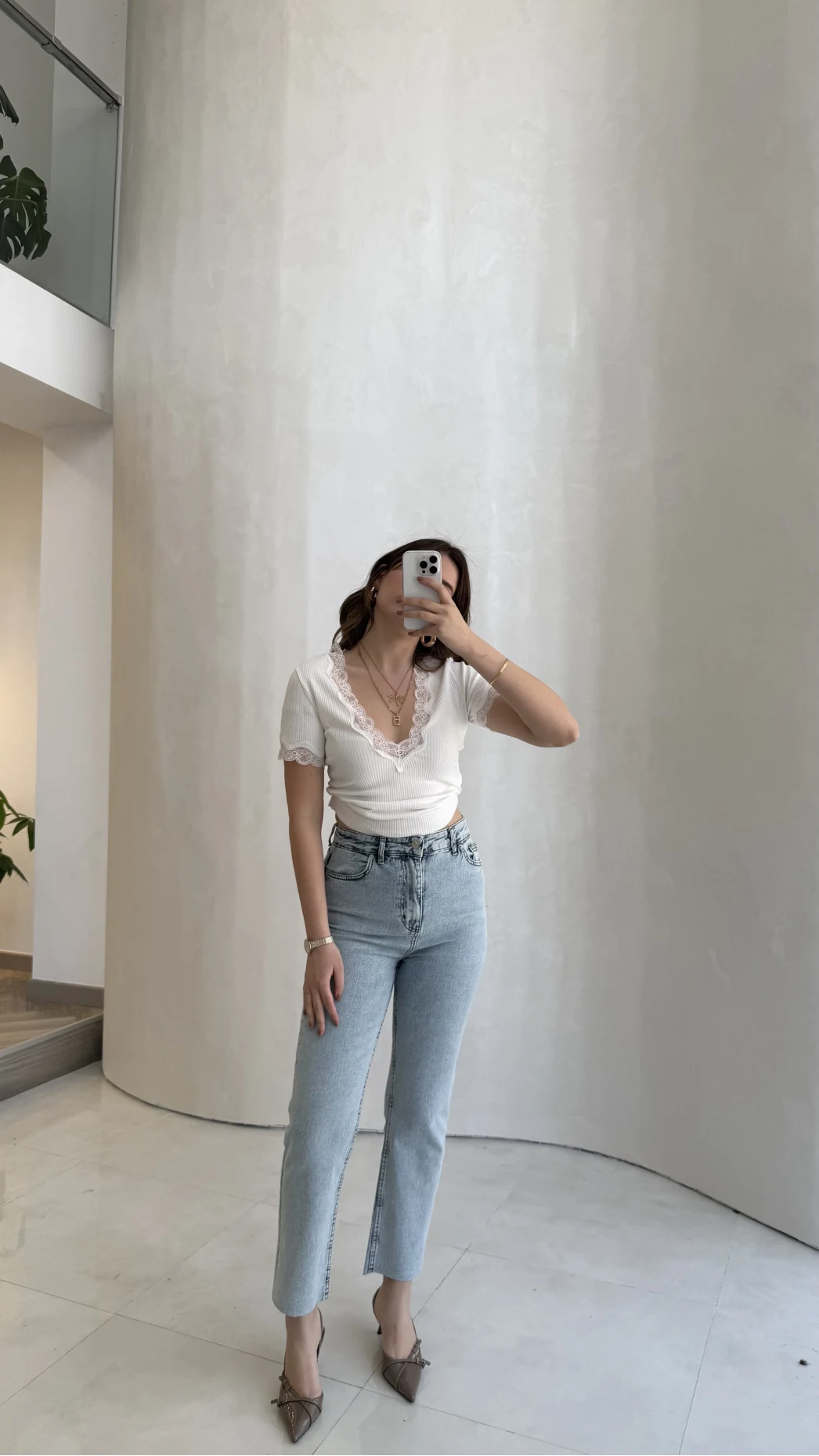 Meyla Buz Mavisi Slim Fit Jean Pantolon