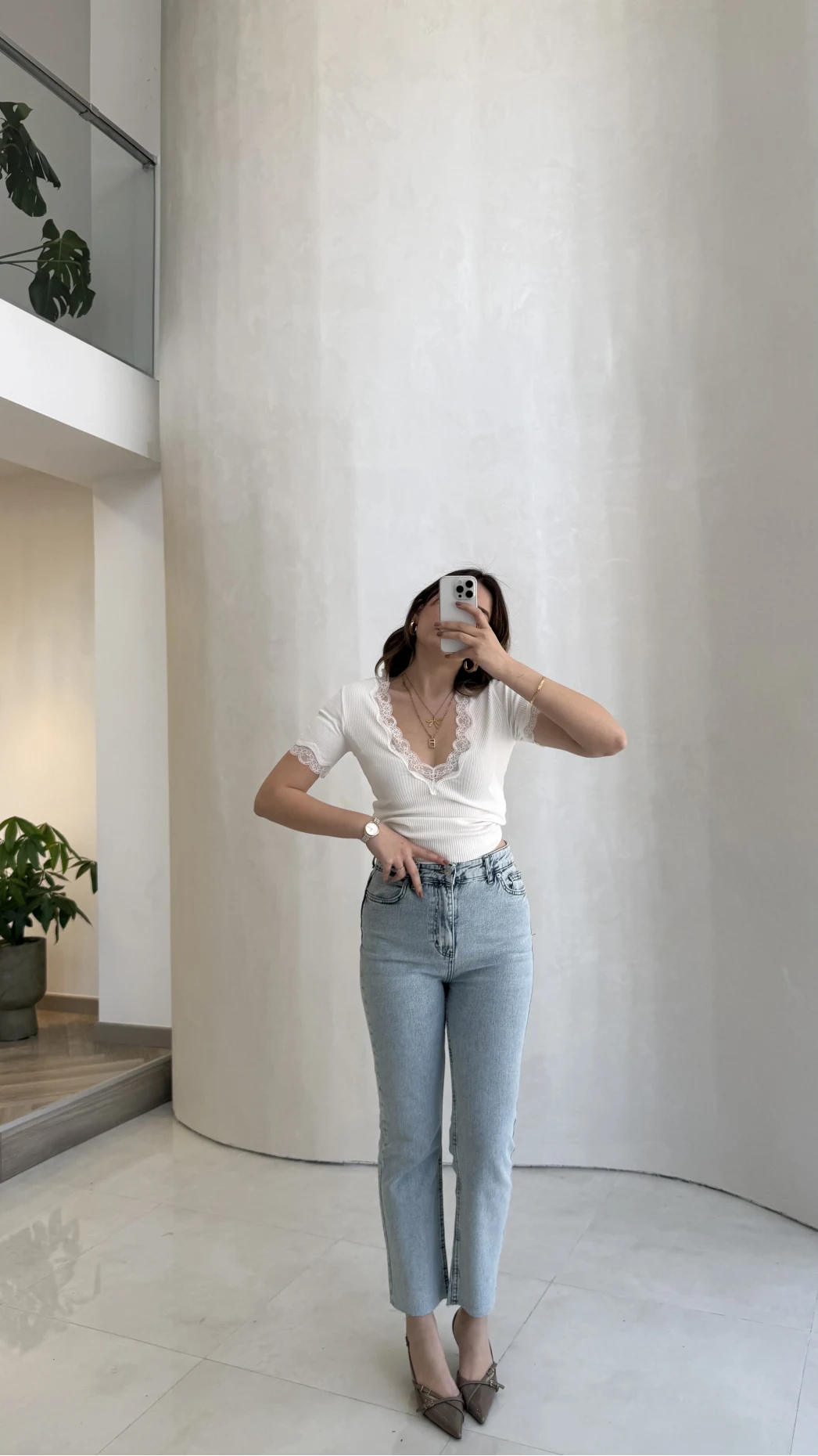 Meyla Buz Mavisi Slim Fit Jean Pantolon