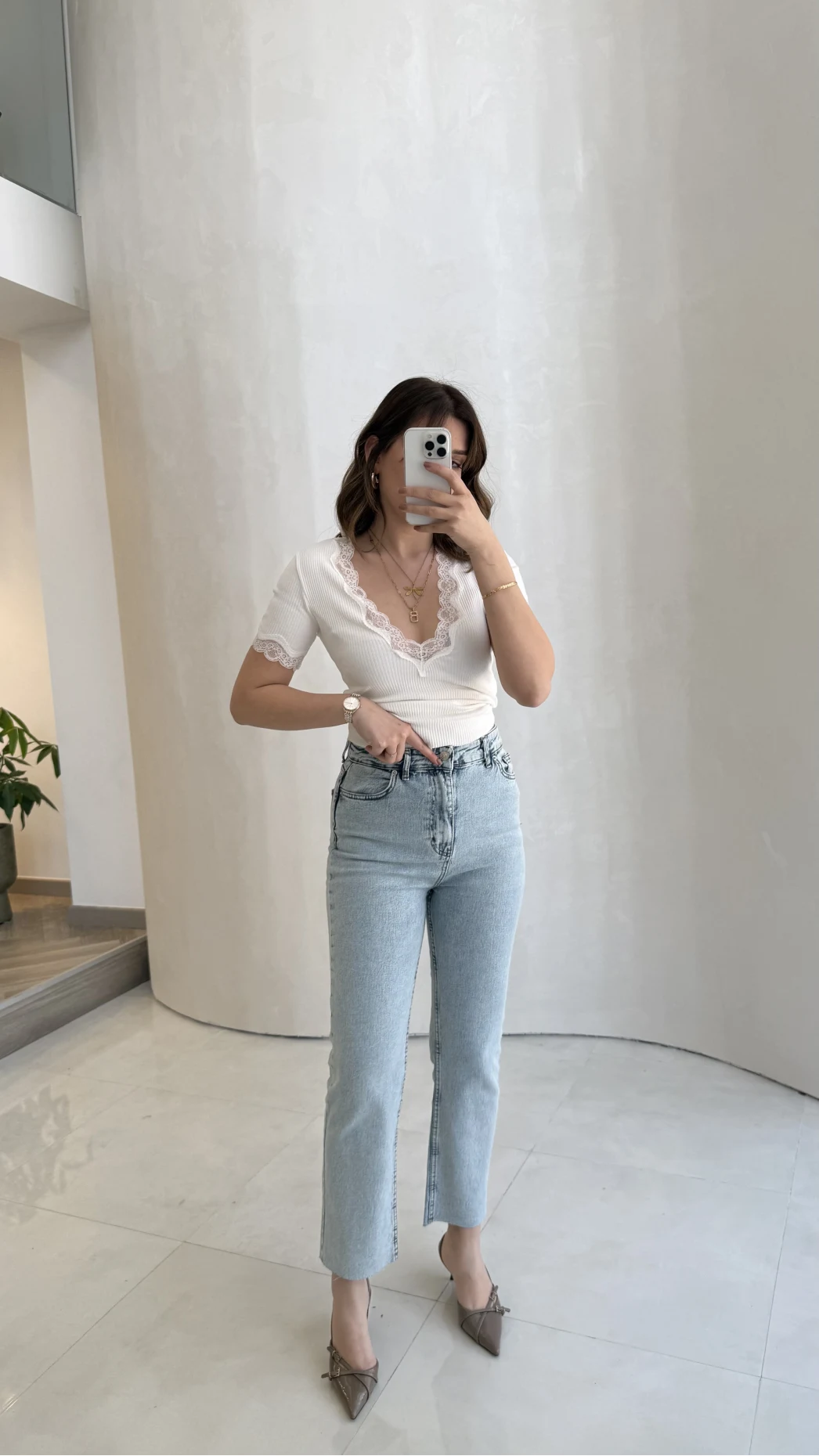 Meyla Buz Mavisi Slim Fit Jean Pantolon