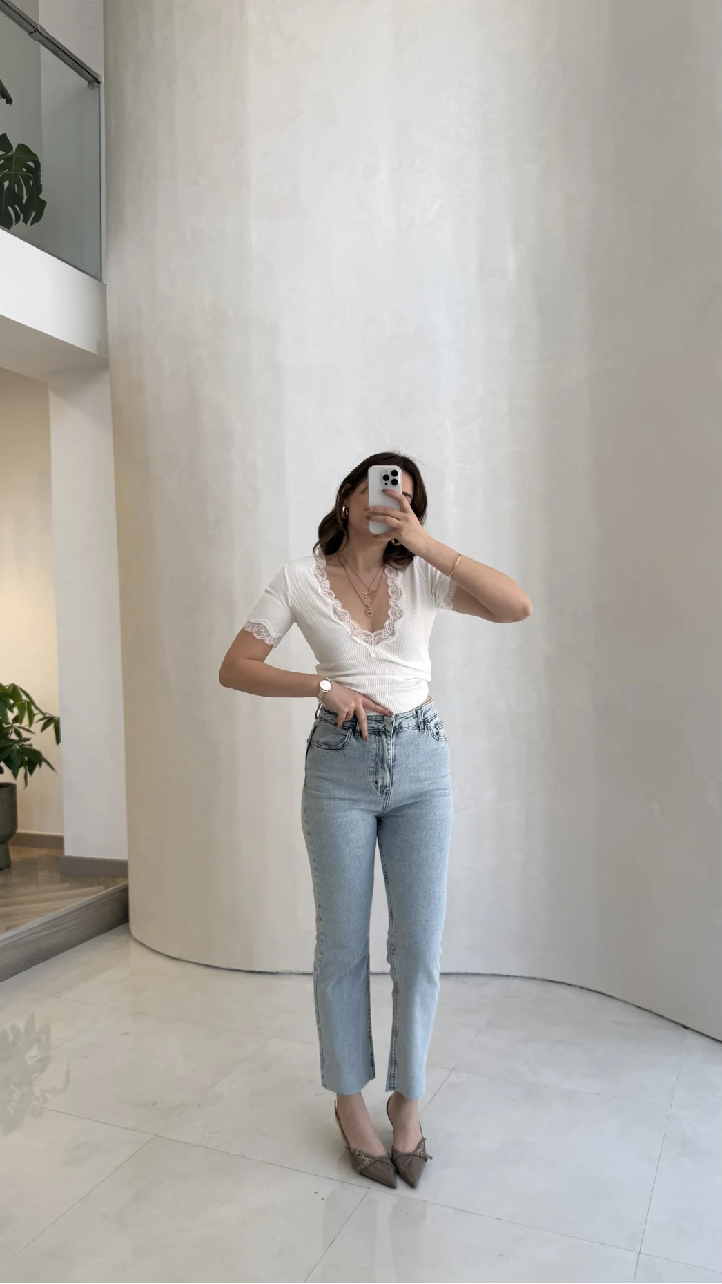 Meyla Buz Mavisi Slim Fit Jean Pantolon