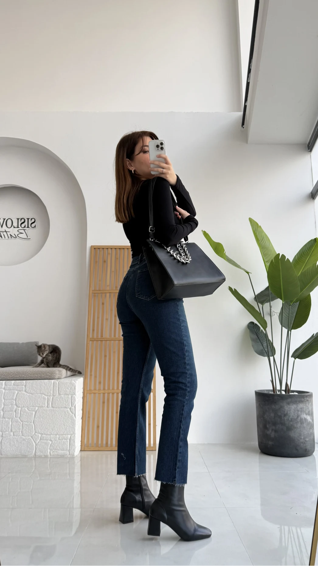 Meyla Mavi Rengi Slim Fit Jean Pantolon (NO:7)