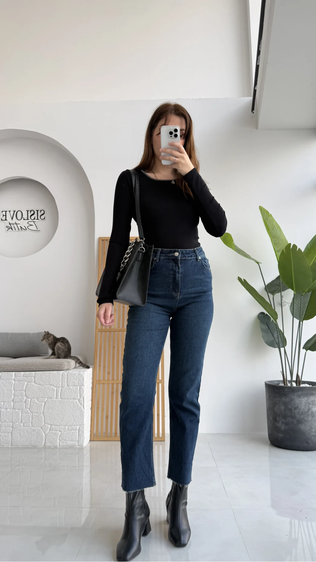 Meyla Mavi Rengi Slim Fit Jean Pantolon (NO:7)