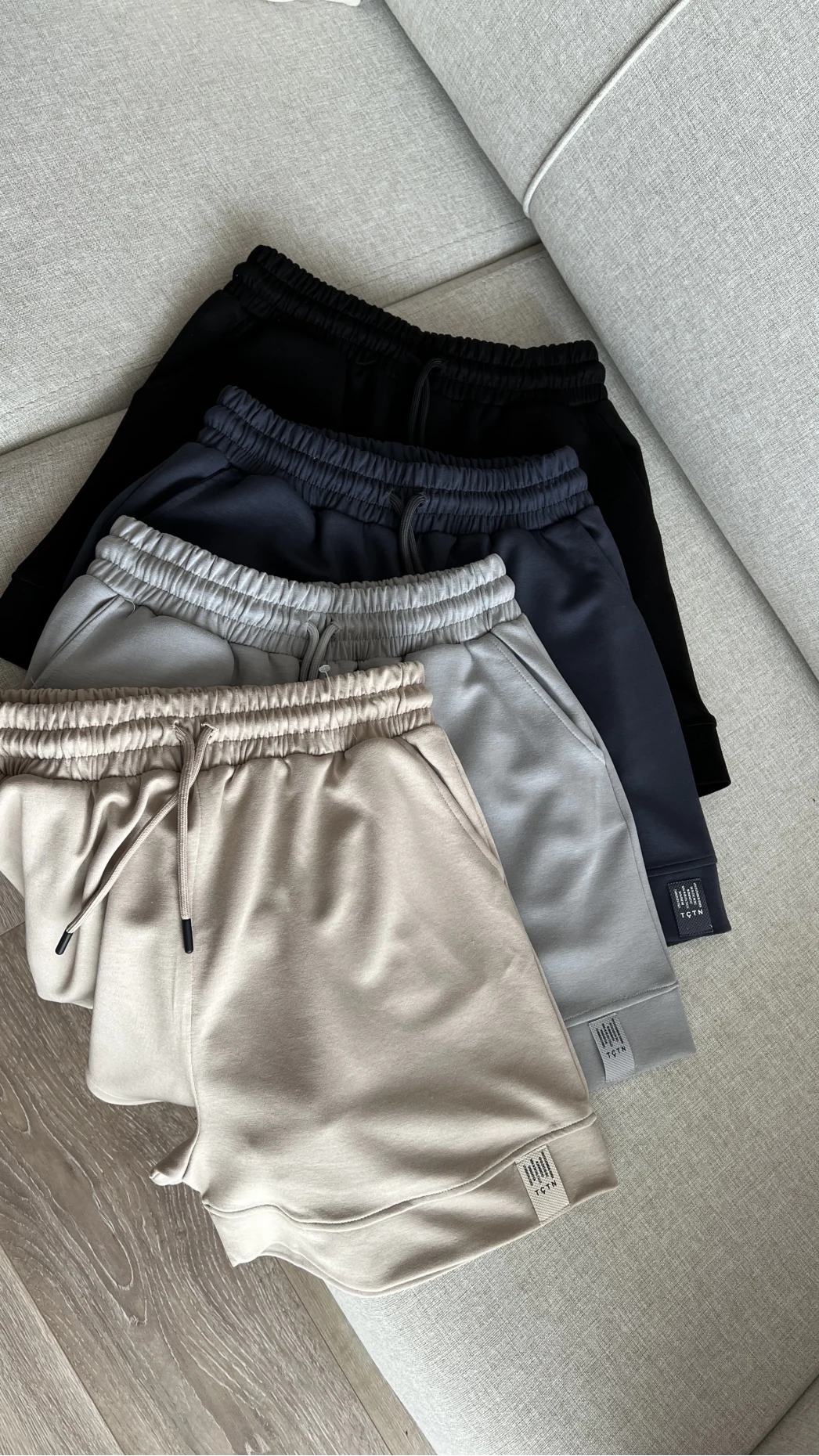 Modal Kumaş Siyah Şort