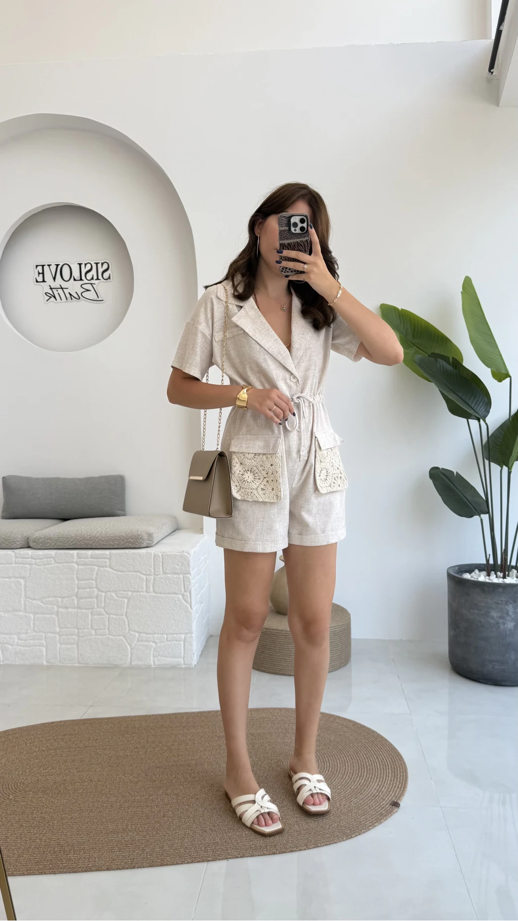Molly Keten Tulum - 7001