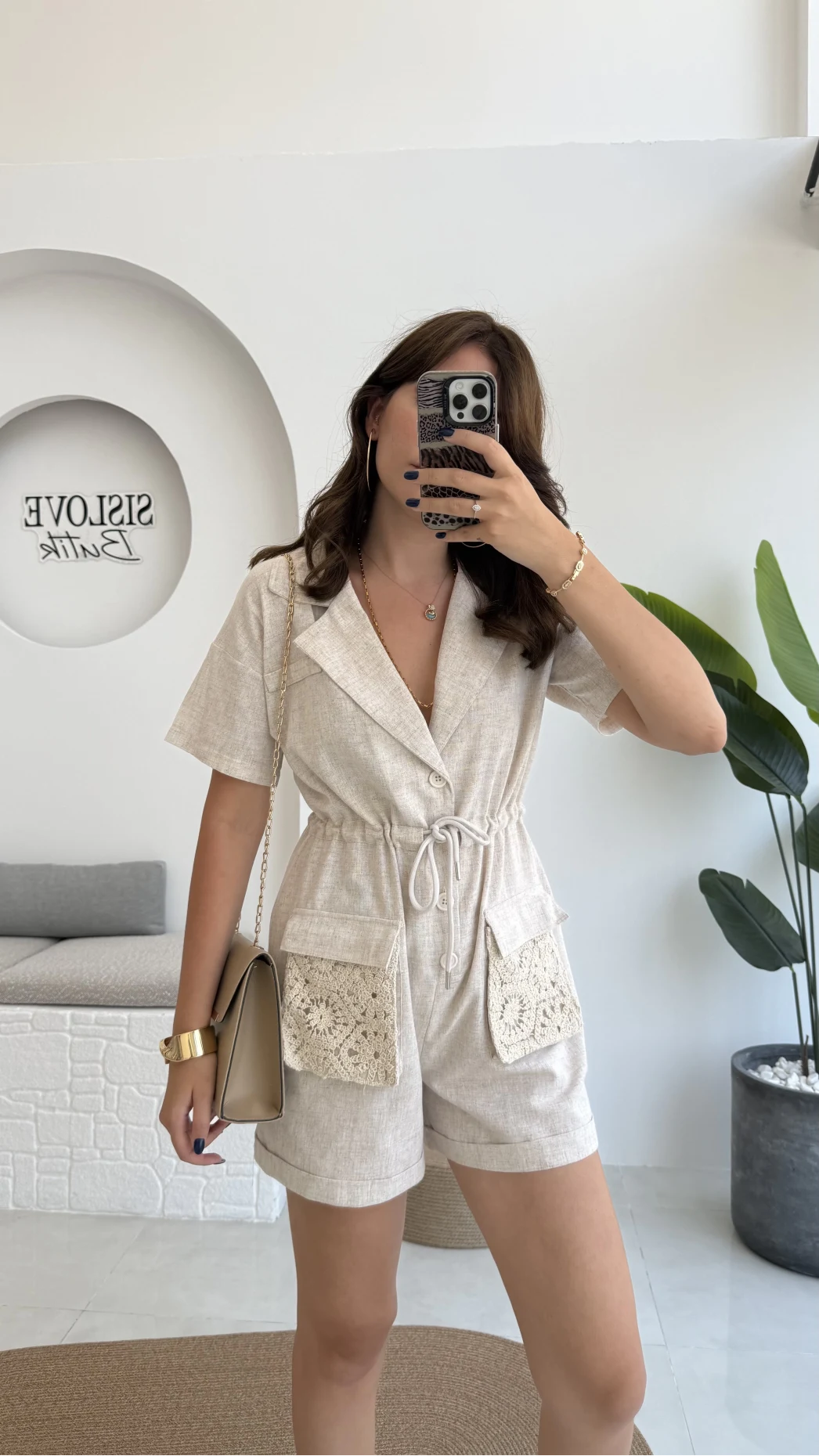 Molly Keten Tulum - 7001