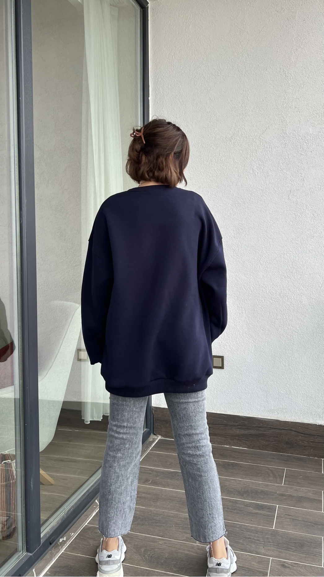 Montana 3 İplik Şardonlu Lacivert Sweat