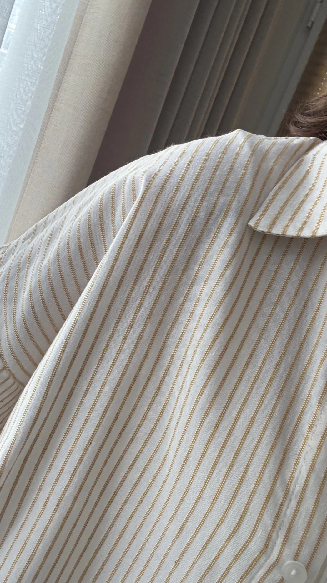 Natural Çizgili Gömlek - 2021 - Desen 10